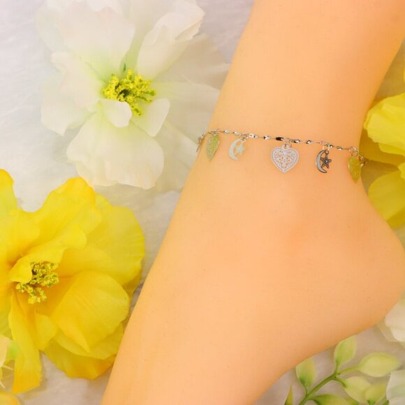 Minimalist Anklet, Sleek & Modern Design, Women’s Fashion, YC110183-A - Picture 9 of 10